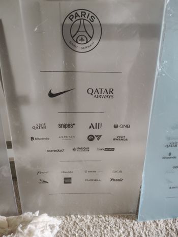 Plaque sponsors psg