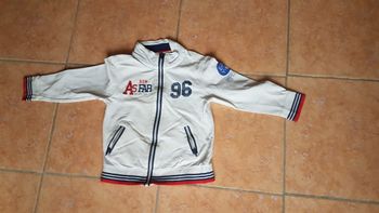 Gilet zippé mi-saison garçon 6 ans blanc Okaïdi