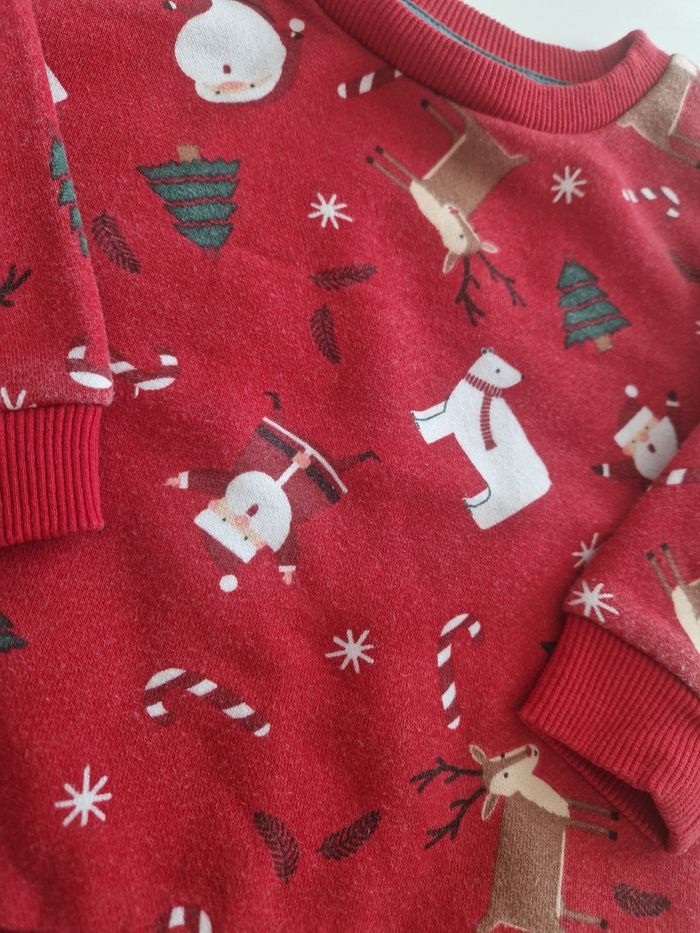 Sweat molleton garçon 12/18 mois Noël Primark - photo numéro 3