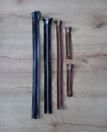 Fermetures éclairs " ×5 "