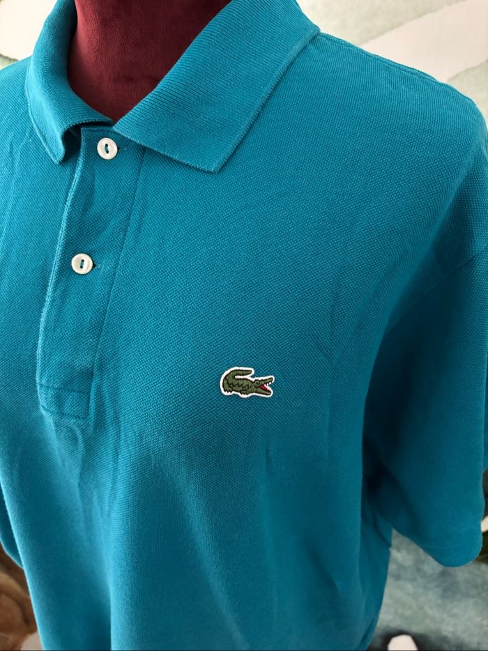 Polo homme Lacoste bleu - photo numéro 2