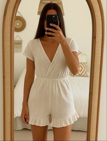 Combi-short blanche pull&bear