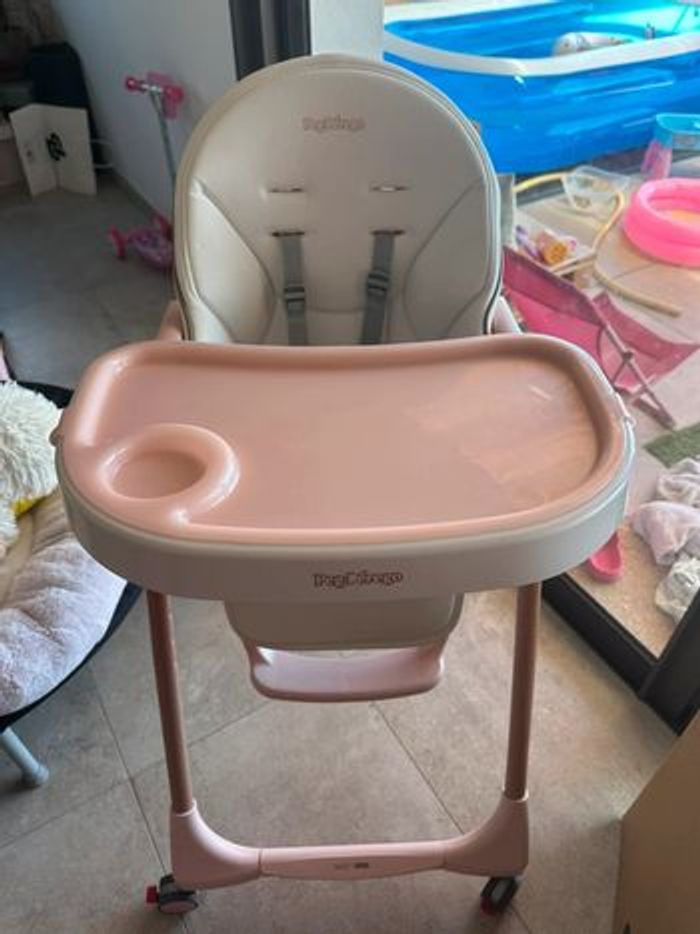 Chaise haute prima pappa rose - photo numéro 2