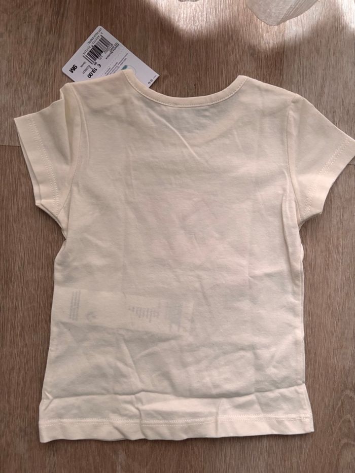 Lot 2 Tee-shirts ABSORBA Neufs avec étiquettes - 9 mois / 71 cm - photo numéro 6