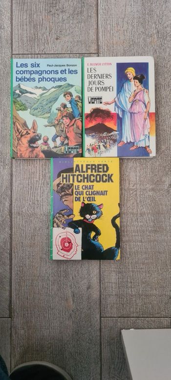 Lot de 3 livres : bibliothèque verte