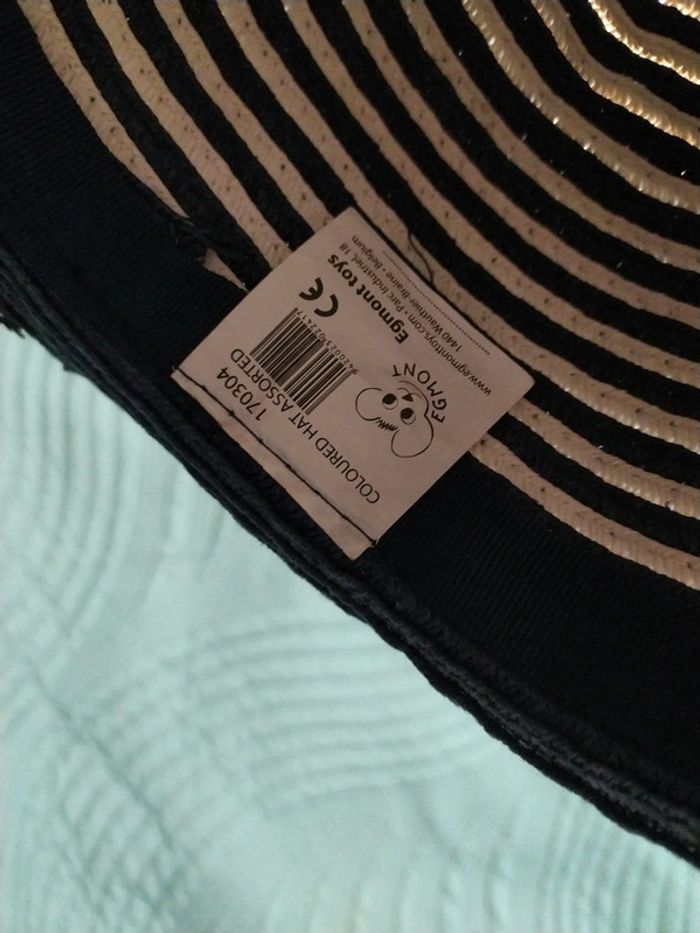 Lot de 2 chapeau bleu et blanc - photo numéro 6