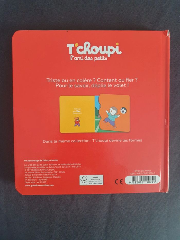 Livre T´choupette devine les émotions - photo numéro 3