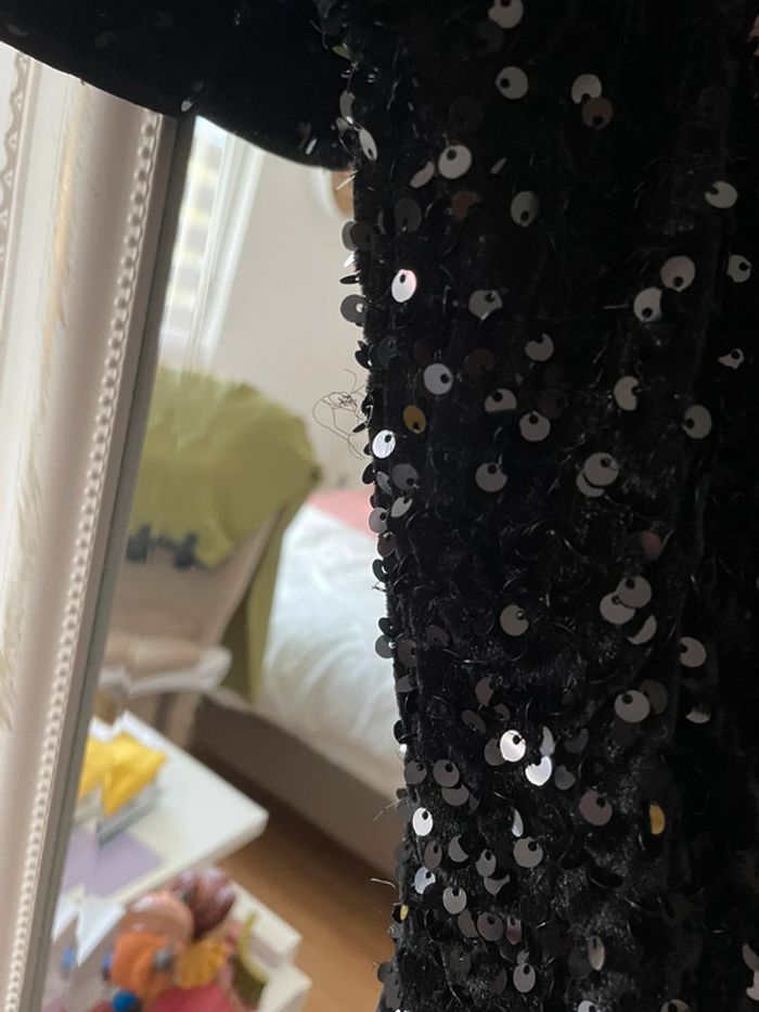 robe de soirée asymétrique à paillettes - photo numéro 4