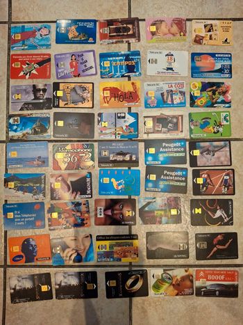 45 Télécartes
