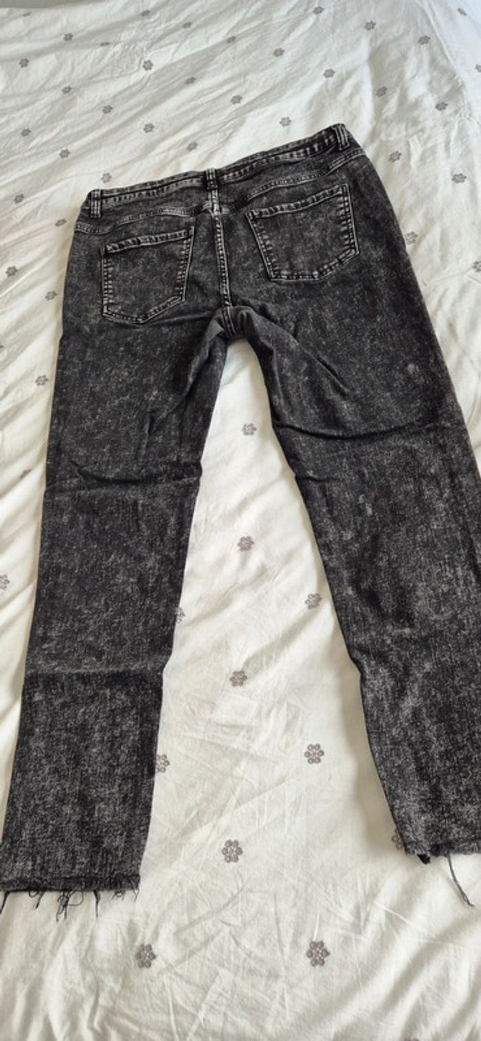 Jeans noir délavé kiabi - photo numéro 10