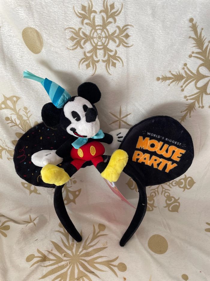 Serre tête Oreilles Mickey Mouse Party World's Biggest Disneyland Paris 2018 Disney Ears fête - photo numéro 4