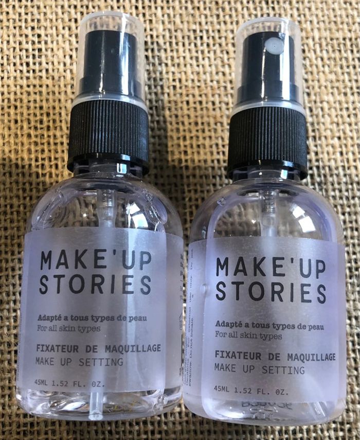 lot 2 sprays fixateurs - Make’up Stories