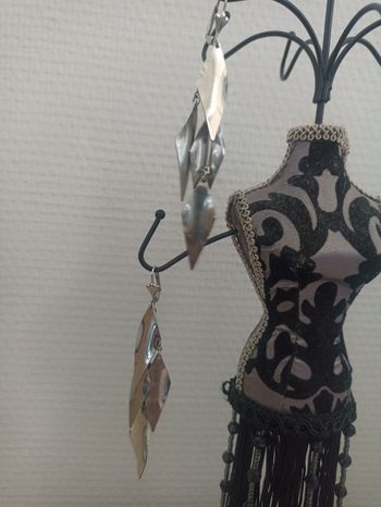 Boucles d'oreilles pendantes fantaisie 