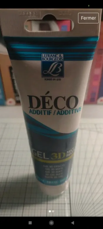 Gel 3D mat pour loisirs créatifs