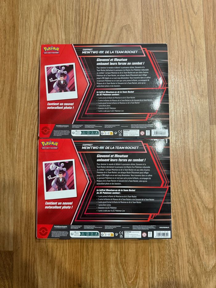 Coffret Mewto Team Rocket x2 - photo numéro 2