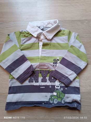 Polo manches longues