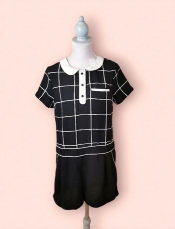 Combishort noir et blanc M&S Kids 10/11 ans