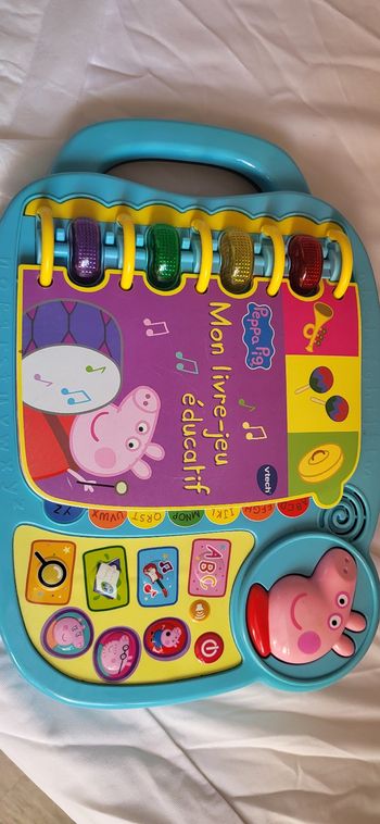 Livre jeu éducatif peppa pig