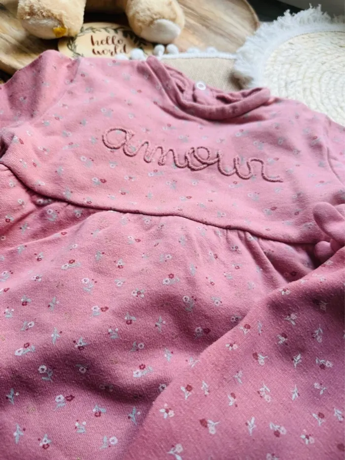 Ensemble robe et legging rose Kiabi 18M - photo numéro 2
