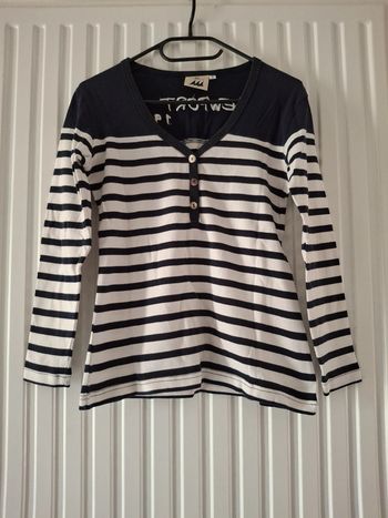 Haut marinière taille S Eric Taberly