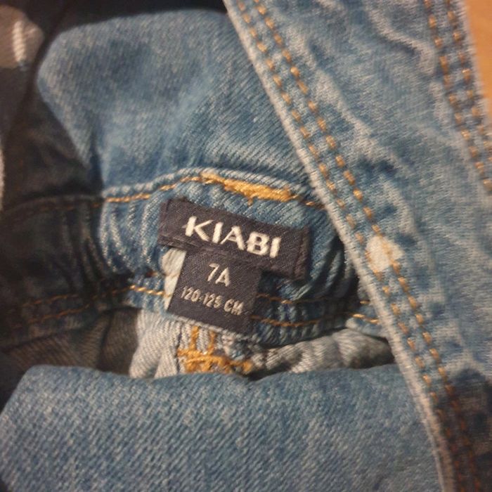 🩷 Salopette short en jeans 7 ans Kiabi #emyfleury_7ansfille - photo numéro 3