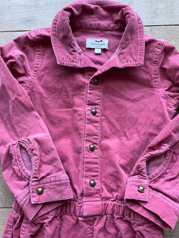 Combinaison velours Cyrillus 4 ans - photo numéro 3