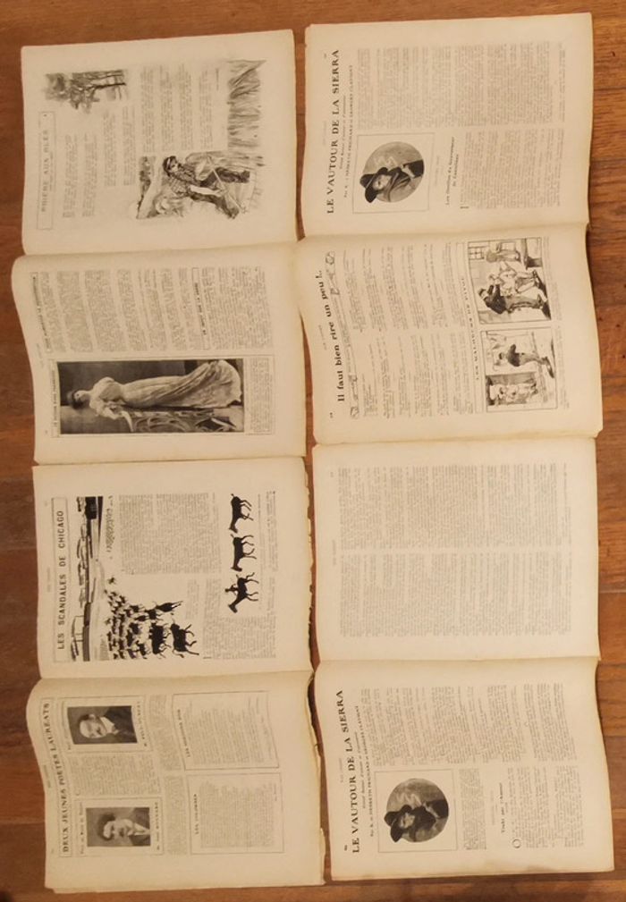 Lot de 4 anciens journaux Nos loisirs 1906 vintage - photo numéro 8