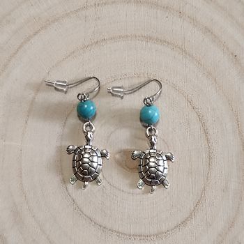 Boucle d'oreille tortue 🐢
