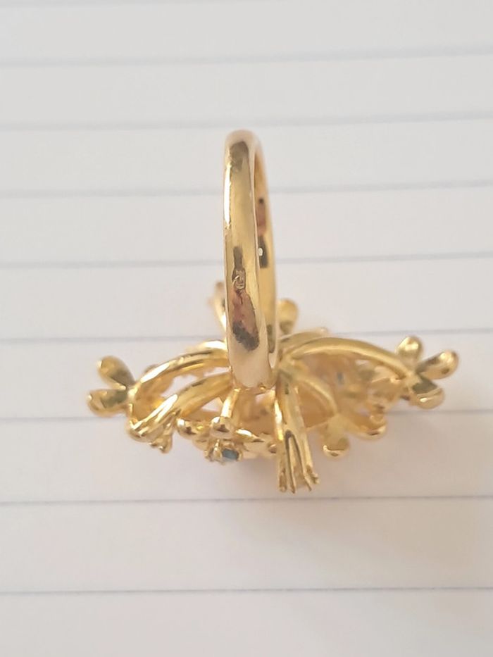 Spectaculaire et originale bague bouquet de fleurs - photo numéro 7