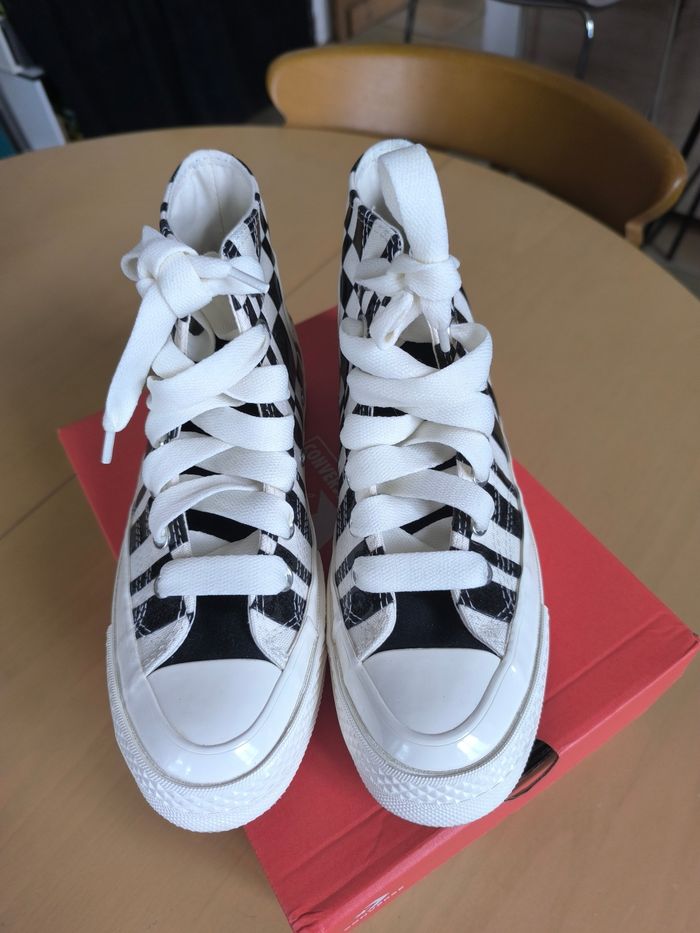 Baskets converse noir et blanche