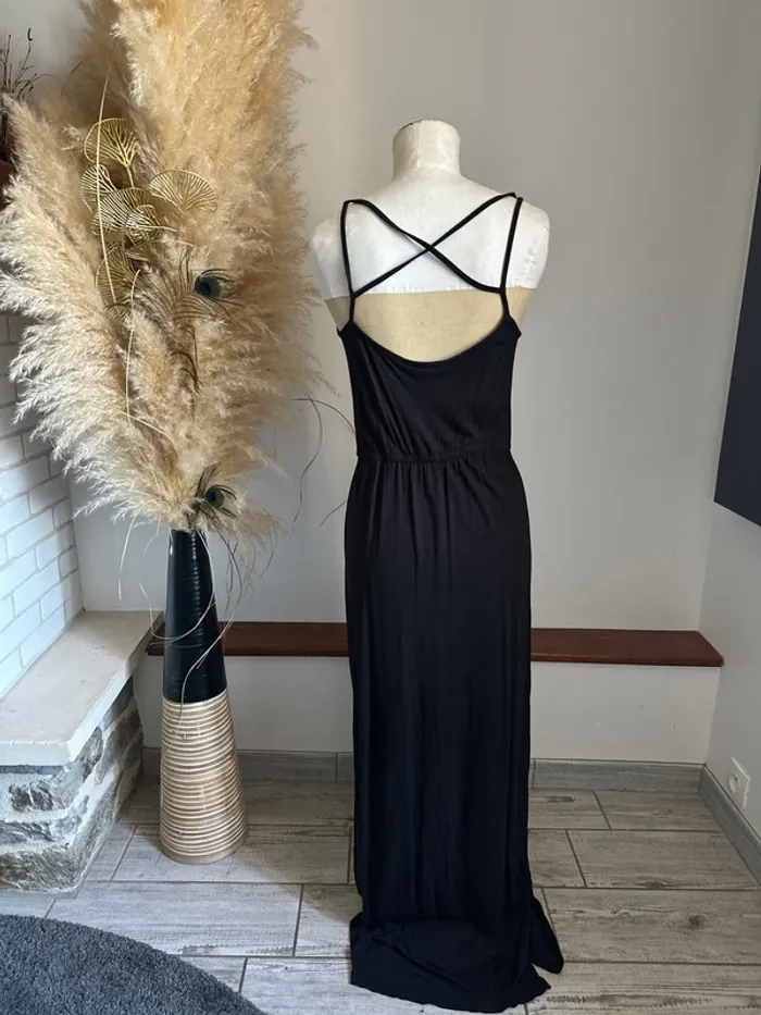 Robe d’été très longue noire Jennyfer M - photo numéro 2