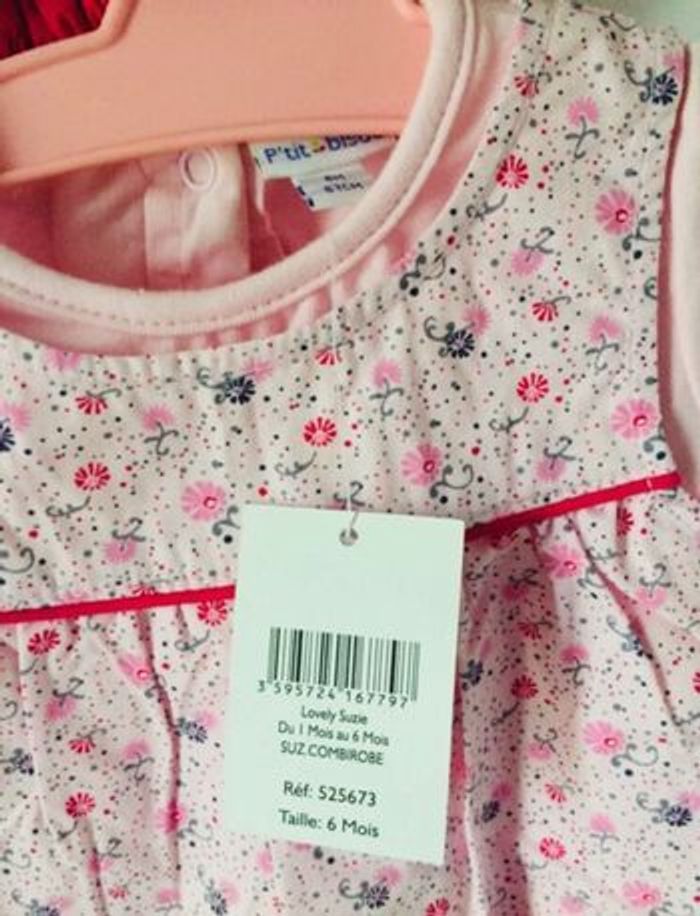 Combi vêtement tout en un bébé fille Aubert - photo numéro 3