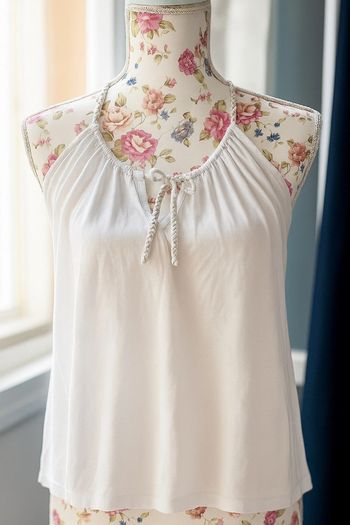 Débardeur Promod Blanc & Doré