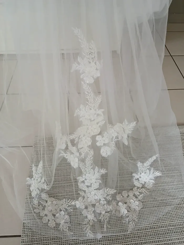 Magnifique Robe de demoiselle d'honneur en dentelle et tulle pailletée Taille 6 ans🌿💝 - photo numéro 11