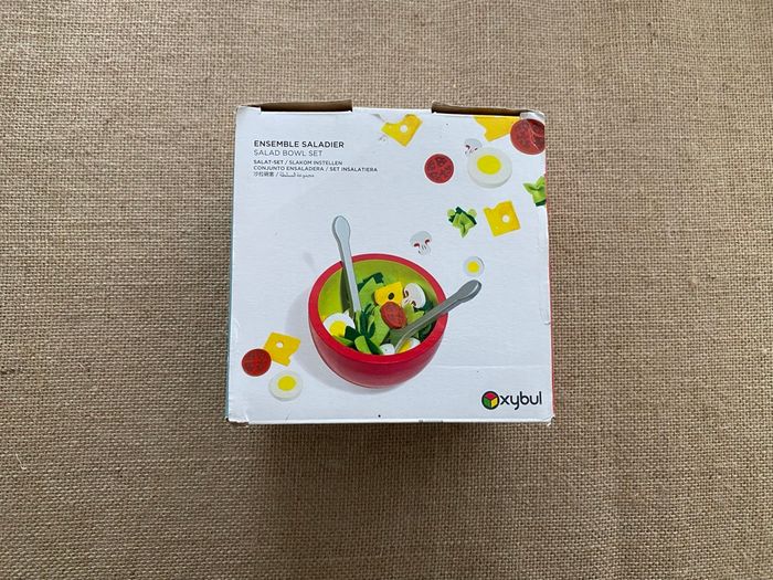 Aliments factices Ensemble saladier en bois Oxybul - photo numéro 4