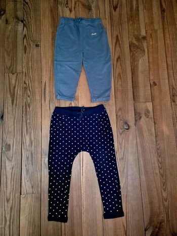 Lot de 2 joggings fille