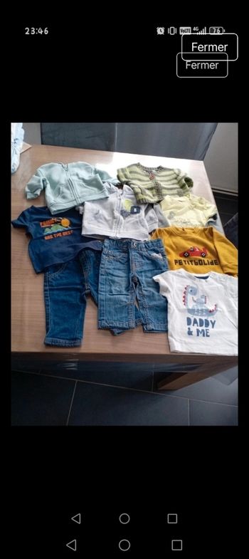 Lot vêtements 3 mois