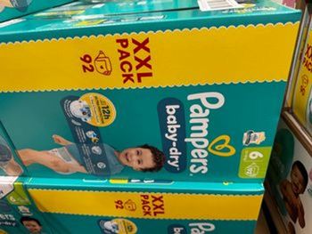 Couches Pampers taille6   184 couches à 50€