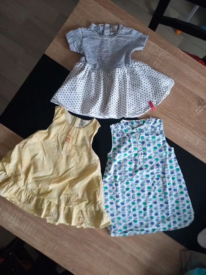 Lot de 3 robes 6 mois
