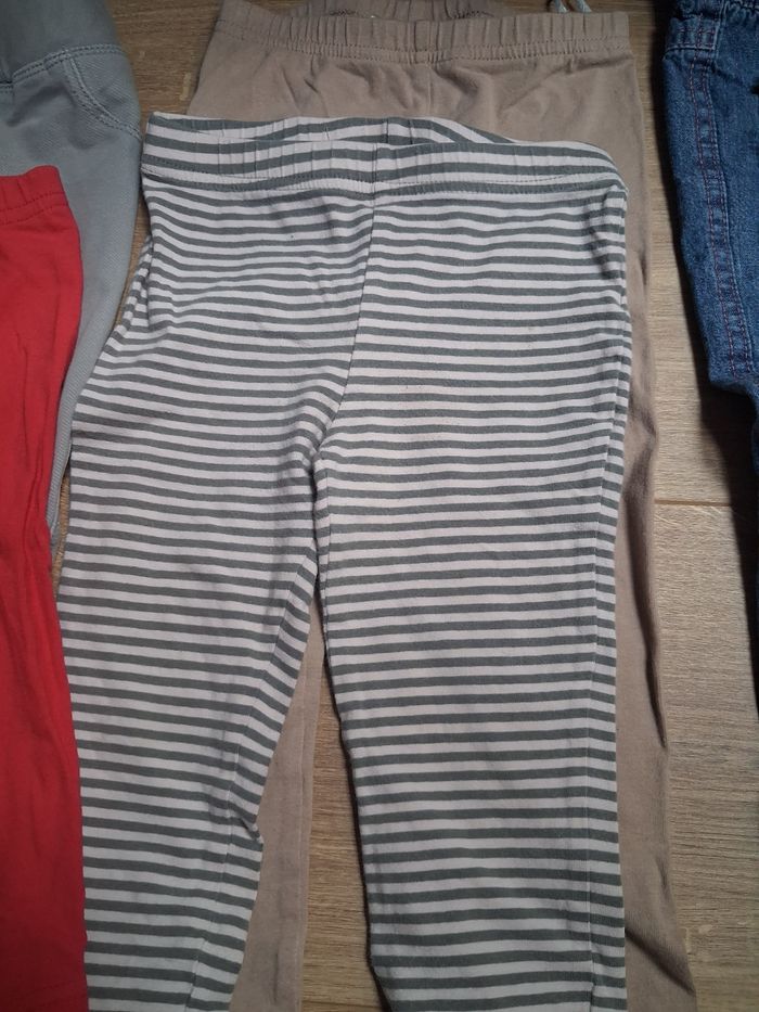 Lot de 6 pantalons fille 24 mois - photo numéro 3