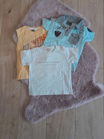Lot polo t shirt 23 à 26 mois