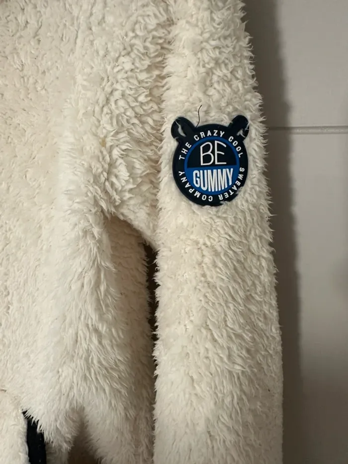 Gilet Be Gummy crème avec capuche – Taille 11-12 ans - photo numéro 4