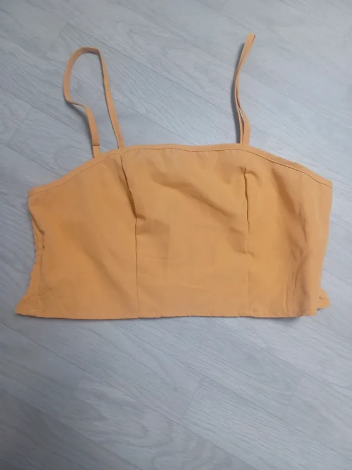 Ensemble pantalon et top jaune moutard shein - photo numéro 14
