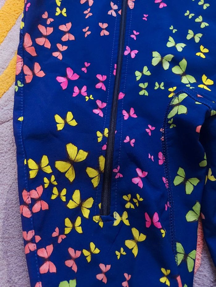 Combinaison de pluie iELM softshell papillons multicolores 98 cm 3 ans - photo numéro 5