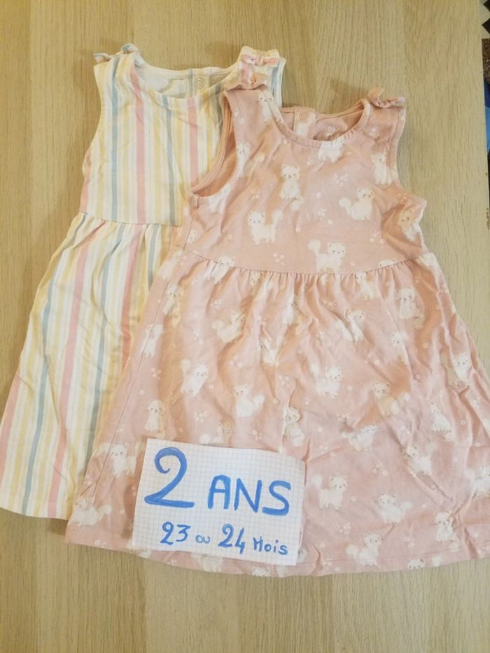 Lot 2 Robe été 86 cm - photo numéro 2