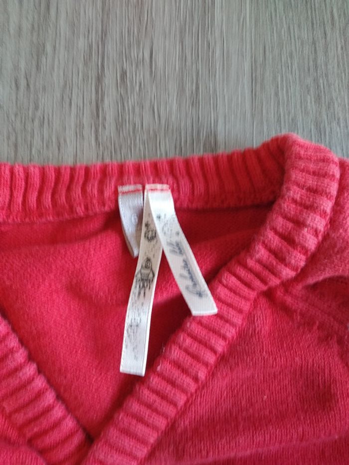 Lot de 2 gilets et un pull sans manche 6 mois - photo numéro 3