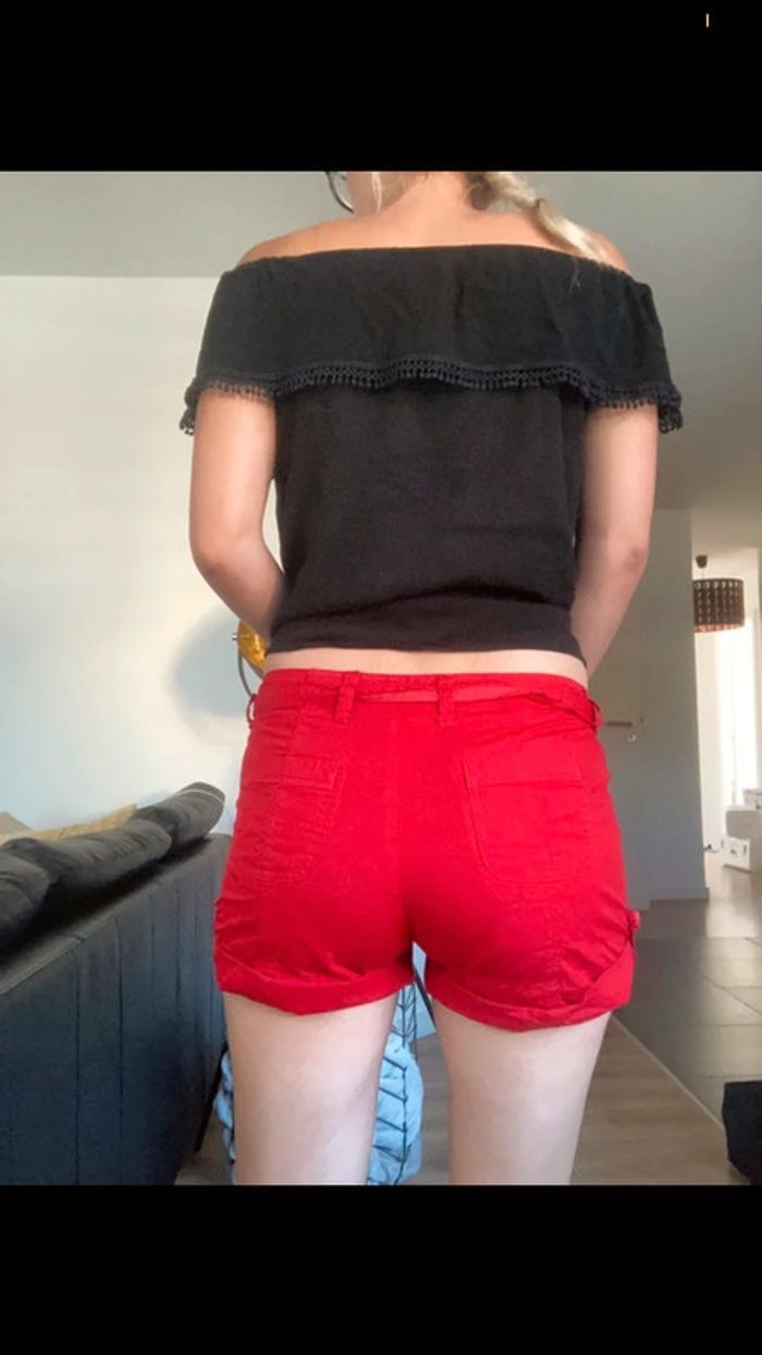 Short rouge - photo numéro 5