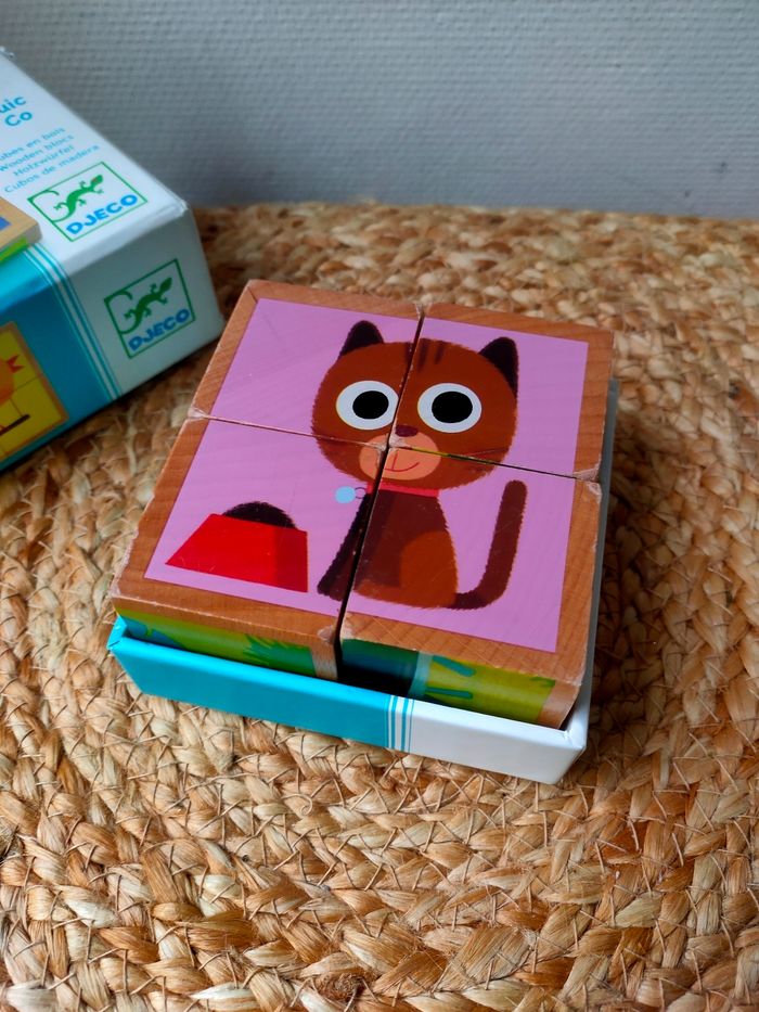 Cube en bois Djeco Scouic & Co - photo numéro 3