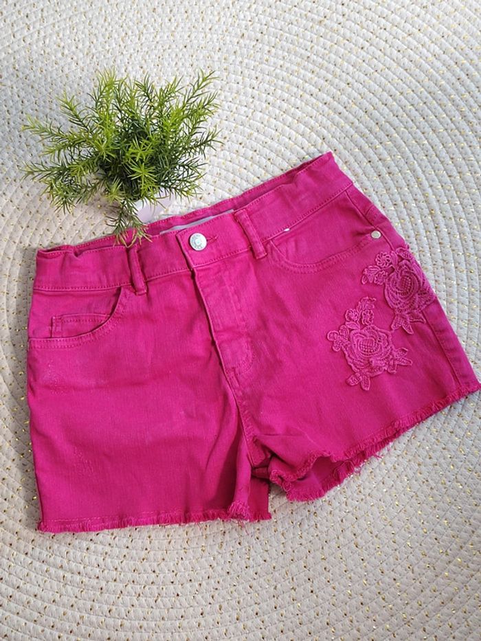Short en jean rose - photo numéro 5