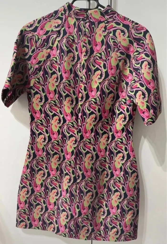 Robe imprimé Zara rose - photo numéro 2